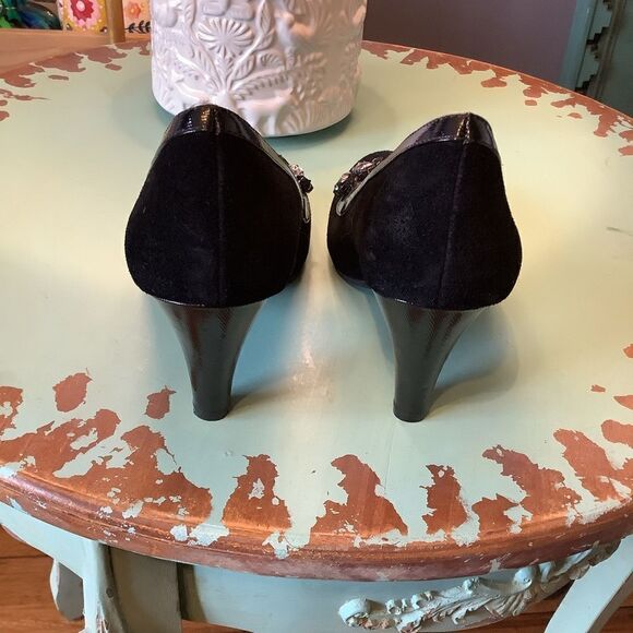 Kenneth Cole Reaction “Bongy Gem” Black Dress Pumps - Picture 4 of 5